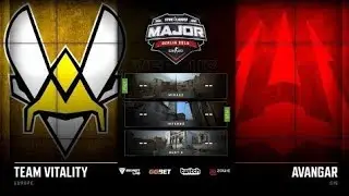 VİTALİTY VS AVANGAR,ZYWOO VS ADREN,&Ccedil;EYREK FİNAL, MAP1,STARLADDER MAJOR BERLİN 2019,CS GO