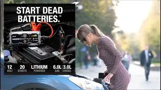 Battery Jump Starter Jump Start in Seconds! NOCO Boost Plu UltraSafe Car Battery Jump Starter