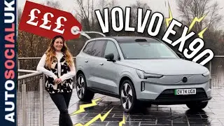 Volvo EX90 Review: Is This £100,000 All-Electric 7-Seater Worth It? | Range, Space & Features!