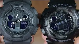 CASIO G-SHOCK GA-100-1A1 VS G-SHOCK GA-100CF-1