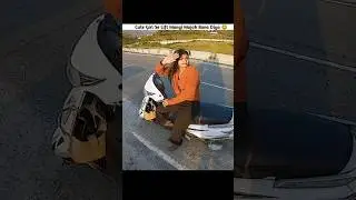 Cute Girl Se Help Mangi Majak Bana Diya 😂 #ytshorts #cutegirl #biker #motovlog #viral #rider