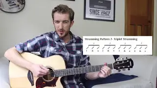 Beginners Strumming Pattern 7 - Triplet &lsquo;folk&rsquo; style - Strumming Tutorial #10
