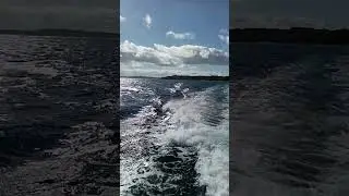 【海・沖縄】宮古島　大神島　島尻港03　外海へ　Departure from shimajiri Port　フェリー　ウカンかりゆす　神が宿る島　Miyako　Ogami Island　Okinawa