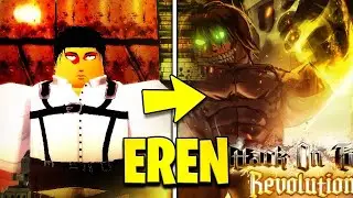 I Became EREN YEAGER In ATTACK ON TITAN RESISTANCE (PERMADEATH Story Game)