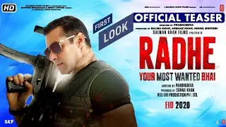 Radhe ( First Look Teaser ) Salman Khan | Disha patani | Jackie Shroff | Director Prabhu Deva  2020