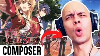 КОМПОЗИТОР реагирует 😲 TRAILS OF COLD STEEL 2 OST Phantasmal Blaze (Ko-fi Request)