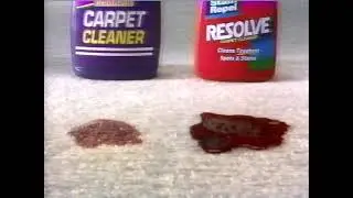 1998 Resolve Carpet Cleaner with Stain Repel Commercial - Aired April 1998