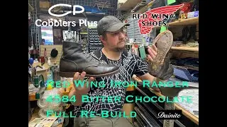 Red Wing Iron Ranger 4584 в цвете &laquo;Горький шоколад&raquo; &mdash; полная переделка с новыми подошвами Dainite...