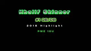 Khalif Skinner 2018 Highlight PME 10U
