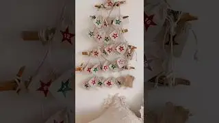 Boho advent calendar &Christmas tree #christmastree #christmas #adventcalendar2025 #natural#advent