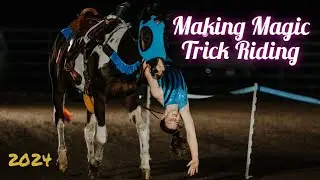 Trick Riding at the Duplin County Fair - Making Magic Trick Riding - 2024