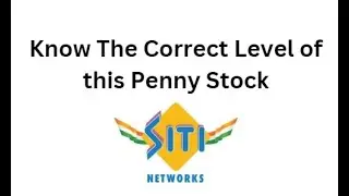 SITI NETWORK || Stock Analysis || @candlepower7798