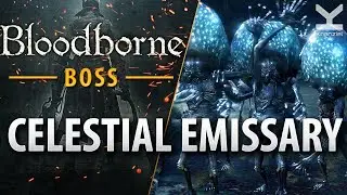 Bloodborne - Boss - Celestial Emissary - Upper Cathedral Ward (Lumenflower Gardens)