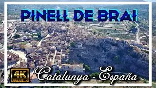 PINELL de BRAI  4K dron, Catalunya - ESPA&Ntilde;A