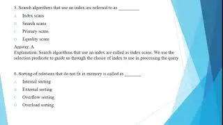 MCQ on Intoduction to RDBMS