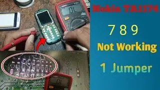 Nokia TA 1174 keypad 789 not working|Nokia 105 keypad sollution