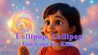 🎶🍭 Lollipop Fun Song for Kids 🍭🎶 |  Colorful Candy Adventure | Realistic Pixar Animation