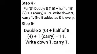 Tractenberg trick | Easy trick to multiply a number by 7#easytrick #trachtenberg #mentalmaths