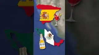 Давайте сравним Испанию и Мексику! 🇪🇸 🇲🇽 #шорты