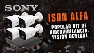 ISON ALFA. POPULAR SISTEMA DE C&Aacute;MARAS DE VIGILANCIA IP POE CON GRABACI&Oacute;N NOCTURNA EN COLOR REVISAR