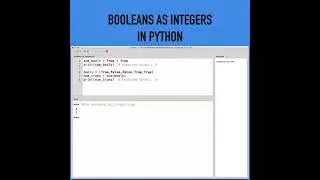 Booleans as Integers in Python