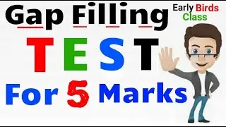 Gap Filling|English|Grammar|Class9 |10|11|CBSE