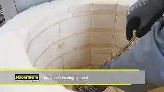 Výměna topných elementů u keramické pece Nabertherm řady TOP