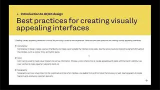 best practices for creating visually appealing interfaces