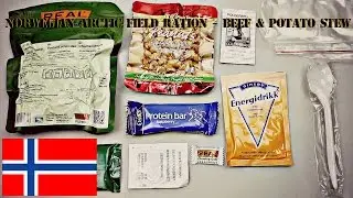 (ASMR) - NORWEGIAN ARCTIC FIELD RATION, BEEF AND POTATO STEW - HD 1080P