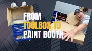 DIY Laser-Cut Paint Booth Using a Harbor Freight Toolbox!