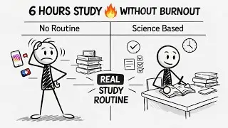 How I Study 6 Hours a Day (No Burnout)