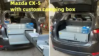 Mazda CX-5 SUV/CRV camper box with sleeping system for camping life - 2024