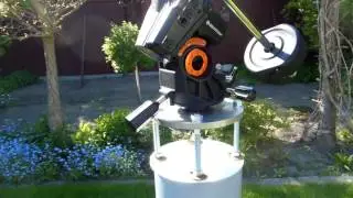 Bau einer Betonsäule für eine Celestron AVX Montierung