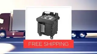 Cambro KSC402519 CamKioskֲ&reg; Hand Sink Cart