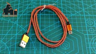 MUSB2A-J27S3 | Nylon Braided micro USB 2A fast charge/ data cable