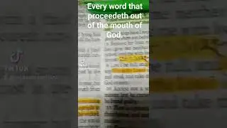 Every word that proceedeth out of the mouth of God. #iupr #religion