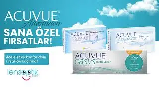 Lensoptik Kullanıcılarına &Ouml;zel ACUVUE'den Konfor Dolu Fırsatlar!🤩