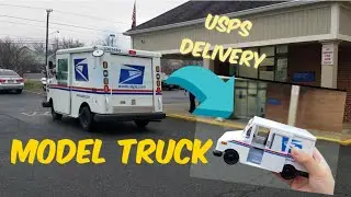 Usps truck toys us postal service truck , model delivery  truck, van kid toys, đồ chơi trẻ em