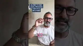 Title splitting legal process 