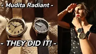 НАКОНЕЦ-ТО микробренд создал часы на запястье КАЖДОГО! Встречайте Mudita Radiant! Они великолепны!