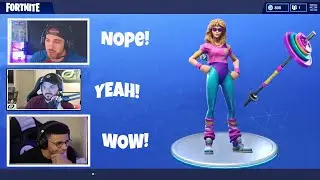 STREAMERS REACT TO *NEW* AEROBIC ASSASSIN & MULLET MARAUDER SKINS! FORTNITE
