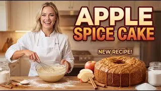 Apple Spice Cake Recipe 🍎 | Super Moist, Easy & Homemade