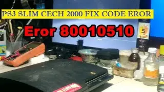 Playstation3 fix eror kode 80010510 kerusakan di BD ROOM