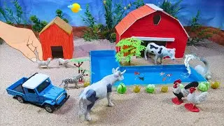 Top the most creative diy Cattle Farm Diorama and Barnyard Animal - truck farm