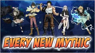 All NEW Mythic Unit Stats AA Update 7 | Asta, Yuno, Yami, Luck, Noelle
