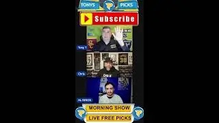 Live NBA NCAAB NHL NCAAF Picks Tonys Picks Morning Show 12-30-2025 📱