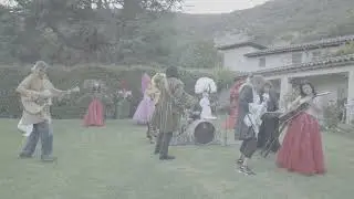 Ken Pinkstaff leading the band at the Hearst Mansion Beverly Hills