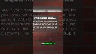 Monetizing Your Video Equipment - Turn Idle Assets into Profit