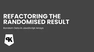 Refactoring the Randomised Array to use it with Skills