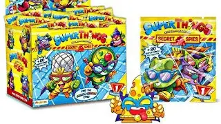 Unboxing SUPERTHINGS Secret Spies.  Superzings series 6 blind bags
